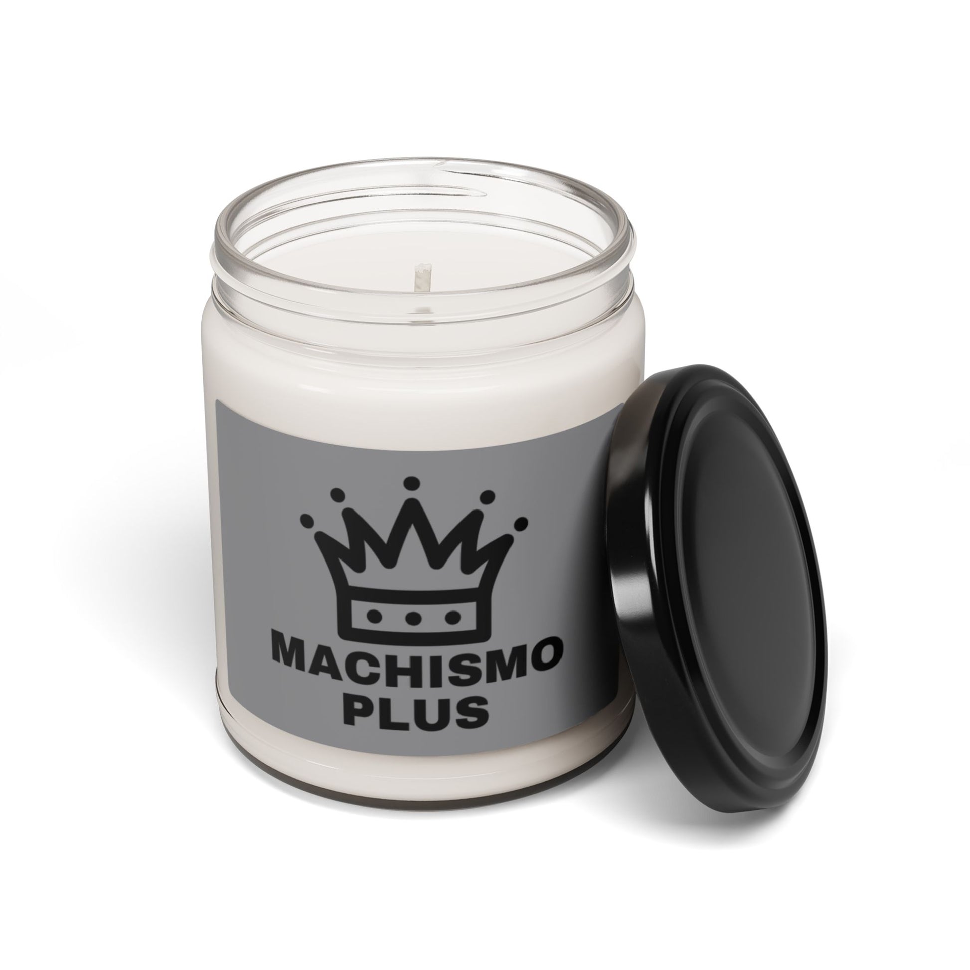 Machismo Plus Sweet Surrender Scented Candle with lid off